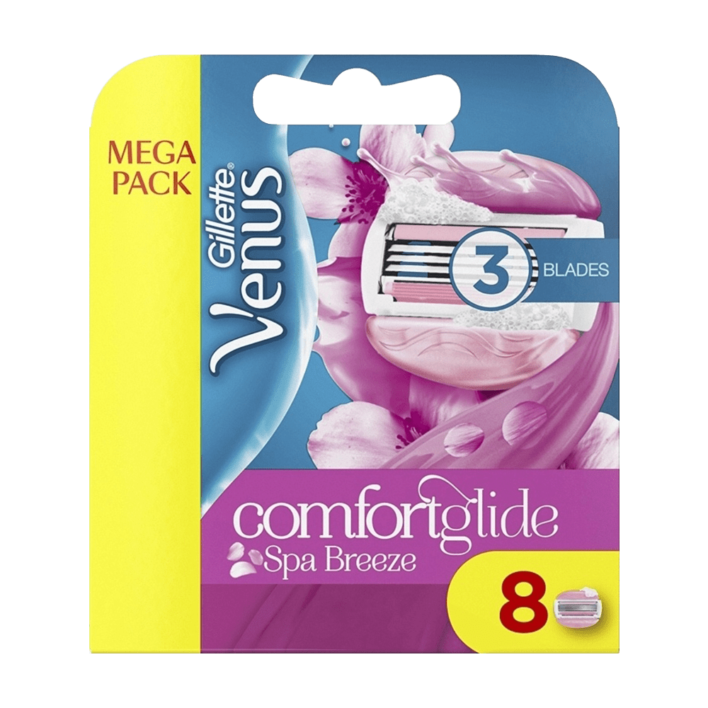 Gillette Venus Comfortglide Spa Breeze Razor Blades Ct