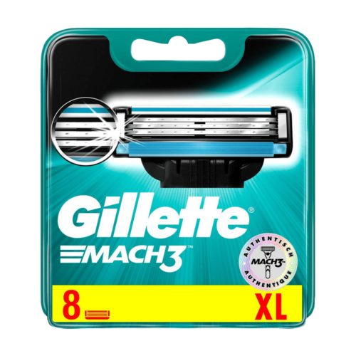 Gillette Mach3 Razor Blades 8 CT