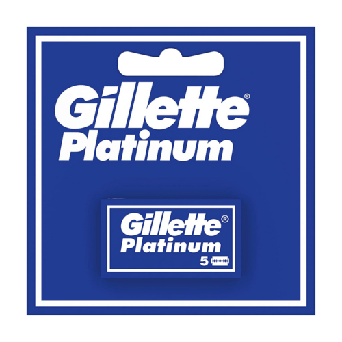 Gillette Platinum Double Edge Razor Blades 5 CT
