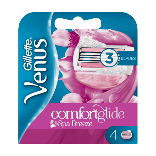 Gillette Venus Comfortglide Spa Breeze Razor Blades 4ct